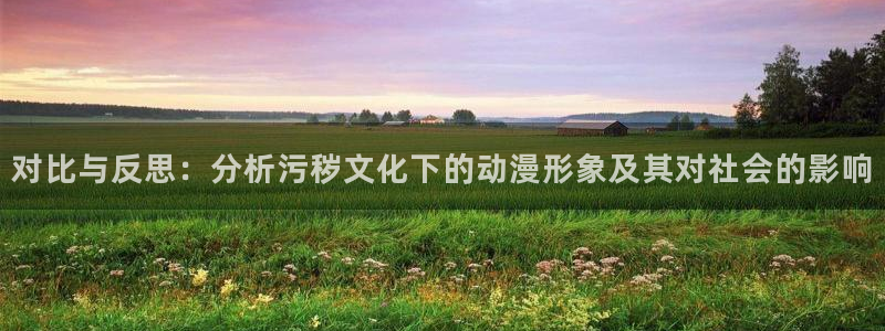 omo fun：对比与反思：分析污秽文化下的动漫形象及其对社会的影响
